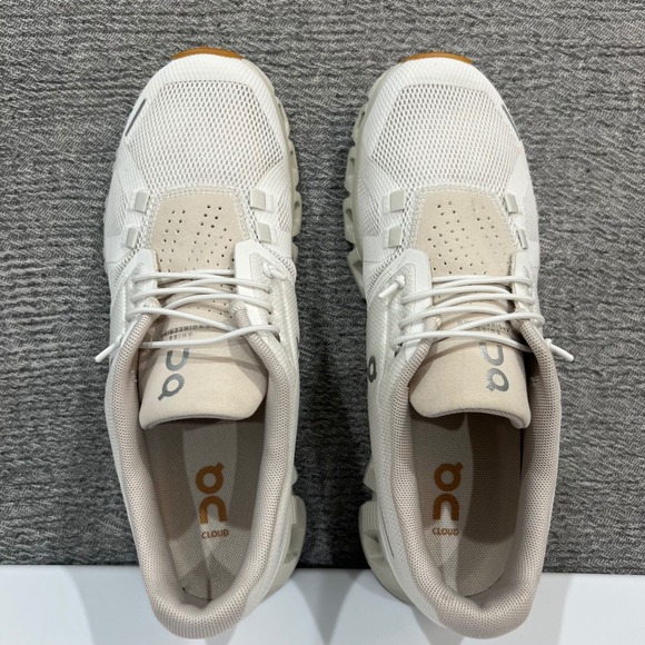 On Running Cloud 6 Sneakers Athletic Women 6.5 Pearl White Lightweight Comfort - Picture 8 of 9